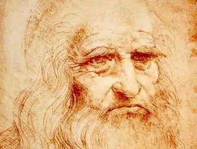 Леонардо да Винчи автопортрет