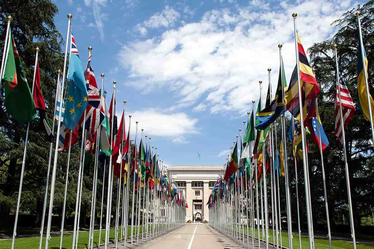 страны-члены ООН, флаги фото