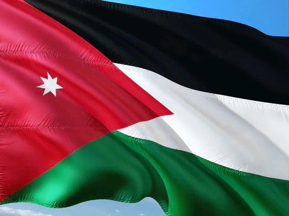 Флаг Иордании фото