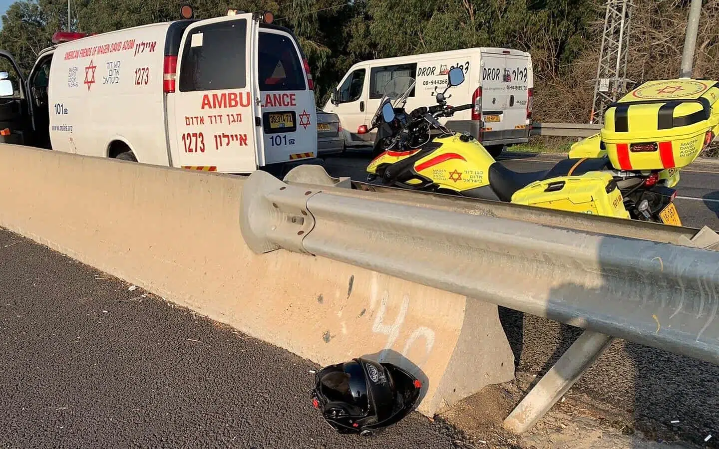 ДТП в израиле скорая и полиция фото