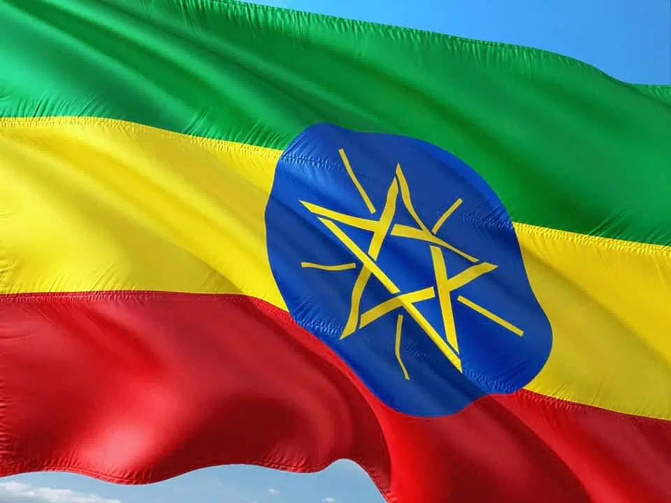 Флаг Эфиопии фото