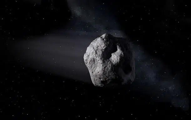Астероид в космосе фото