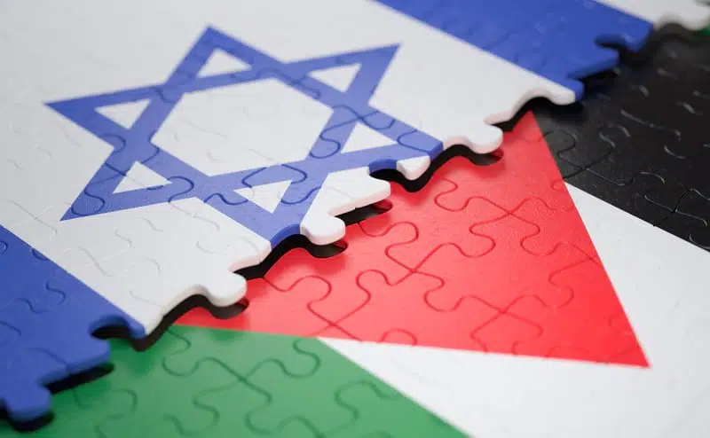 Флаги Израиль и Палестина изображение