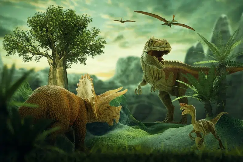 Динозавры несколько картинка