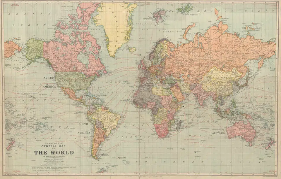 Карта мира фото