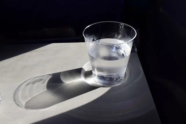 вода в стакане фото