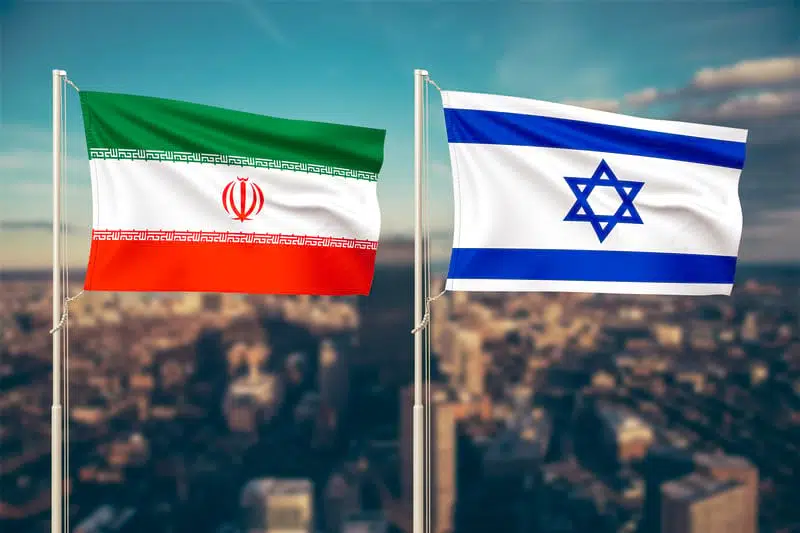 Флаги Израиля и Ирана фото