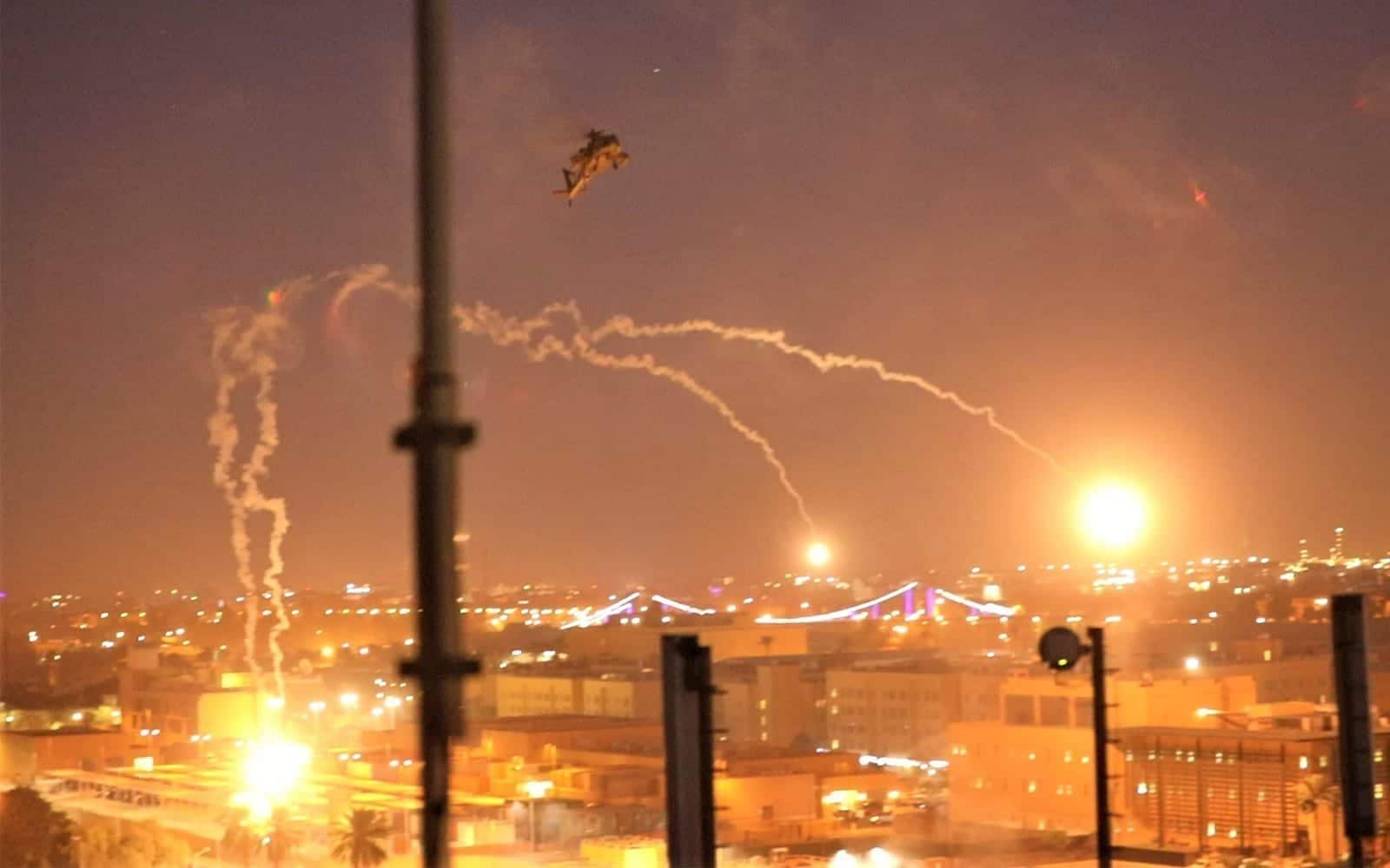 Raketnaya ataka na posolstvo SSHA v Bagdade