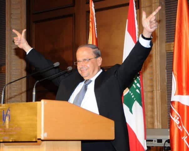 президент Ливана Мишель Аун фото