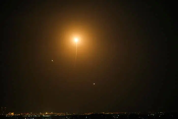 ракетная атака израиль фото