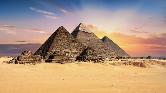 египетские пирамиды фото