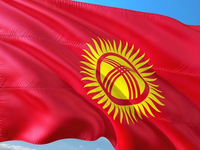 флаг кыргызстана фото