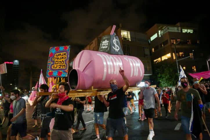 протесты в тель-авиве фото