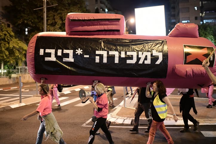 протесты израиль фото