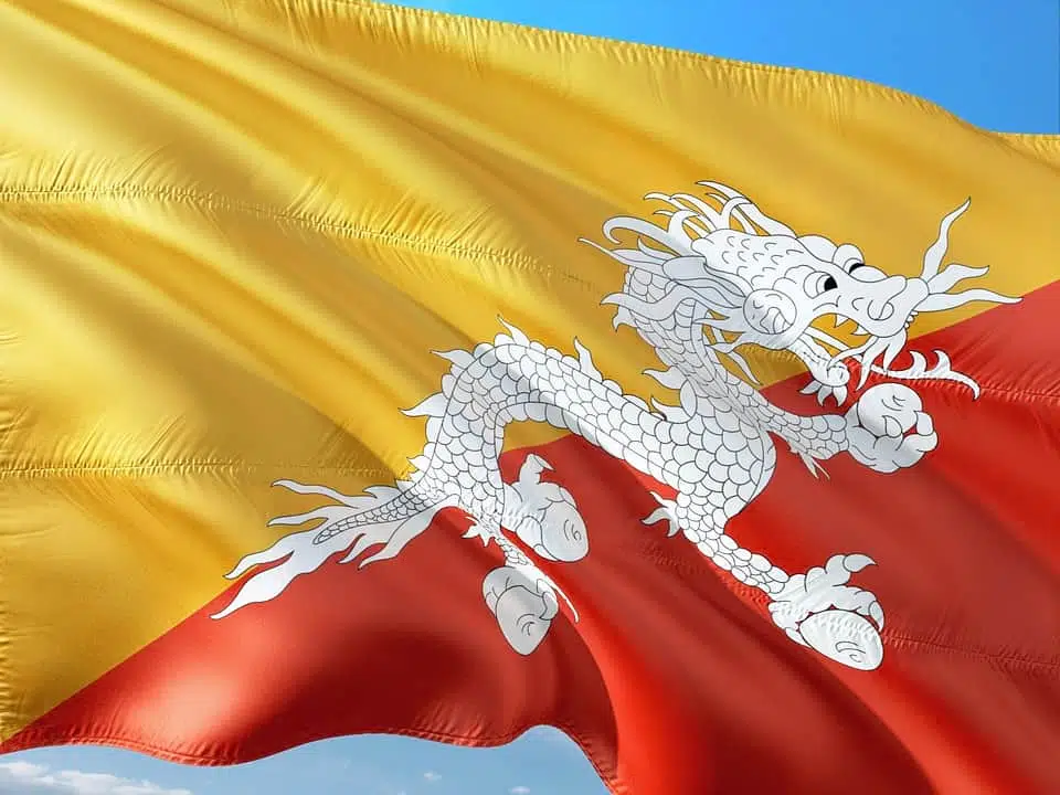 Флаг Бутана фото