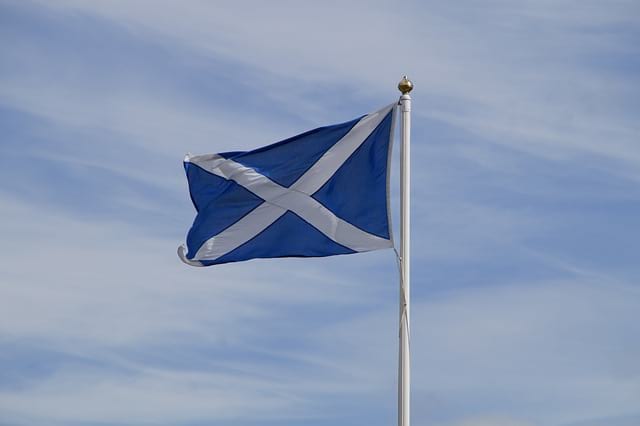Флаг Шотландии фото
