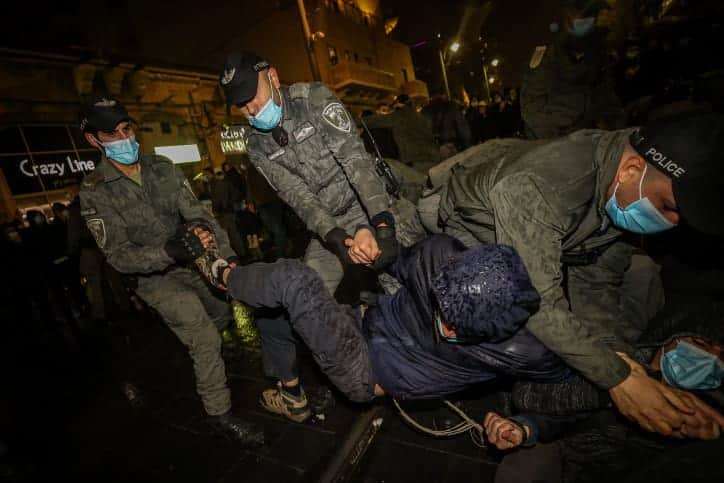 Протесты в Иерусалиме фото
