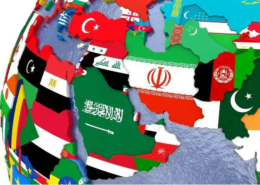 Страны Ближнего Востока изображение
