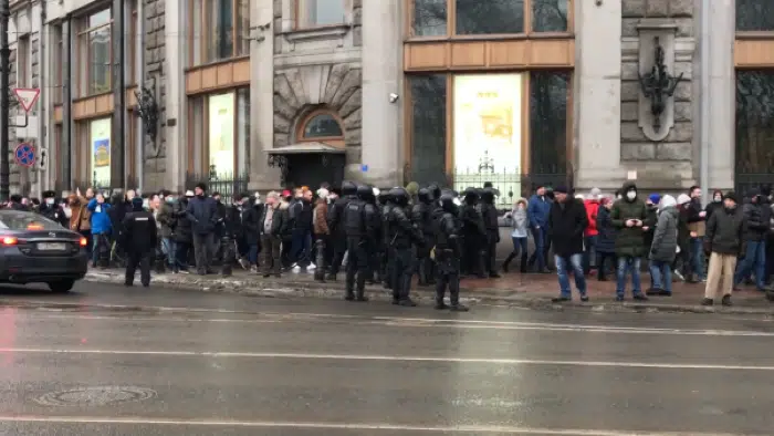 Протесты в России фото