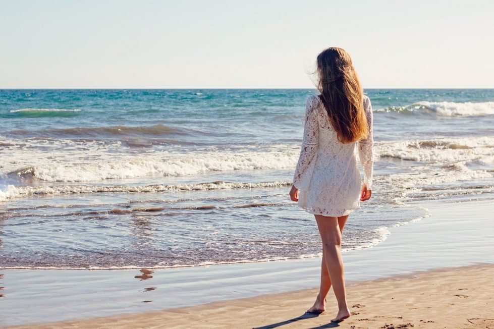 Пляж фото девушка