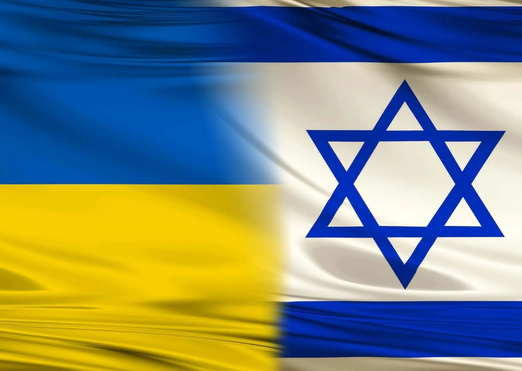 Израиль Украина флаги фото