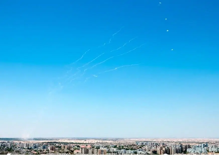 Ракеты из Газы обстрел фото