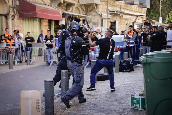 Беспорядки в Иерусалиме фото