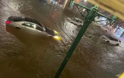 Наводнение в Нью-Йорке фото