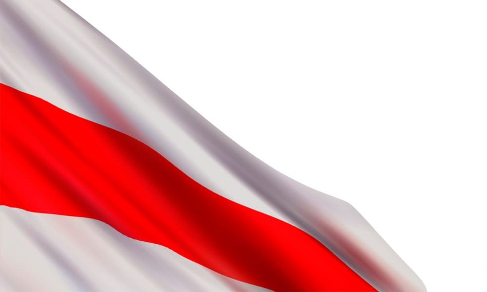 Флаг оппозиции Беларуси фото