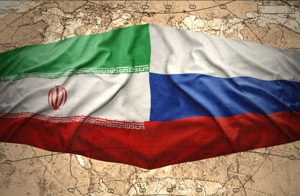 Флаги Ирана и России картинка