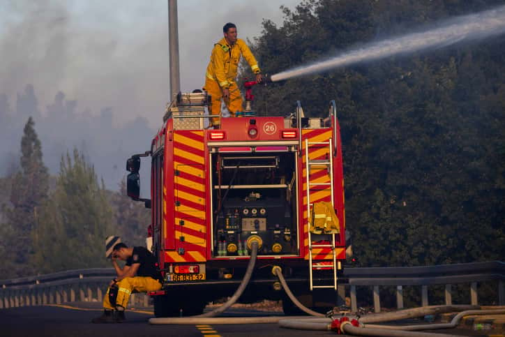 Израильские пожарные фото