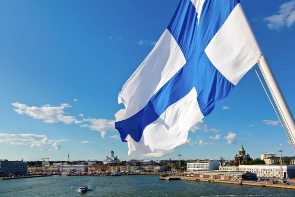 флаг финляндии фото