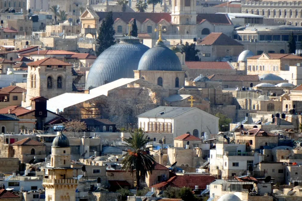 Историческая часть города Иерусалим фото