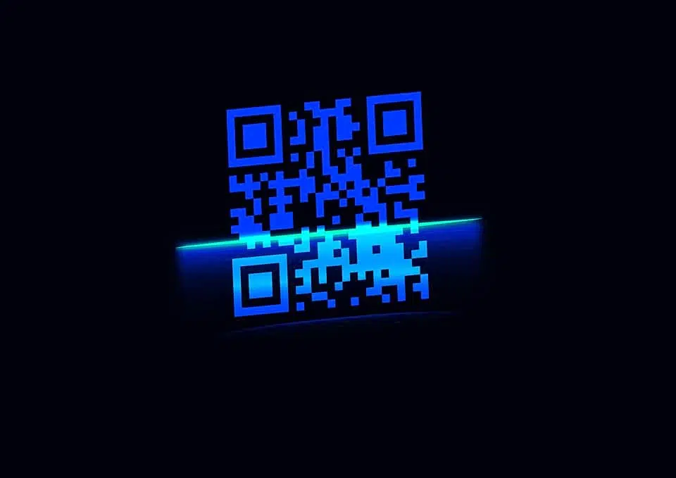 Цифровой QR-код изображение