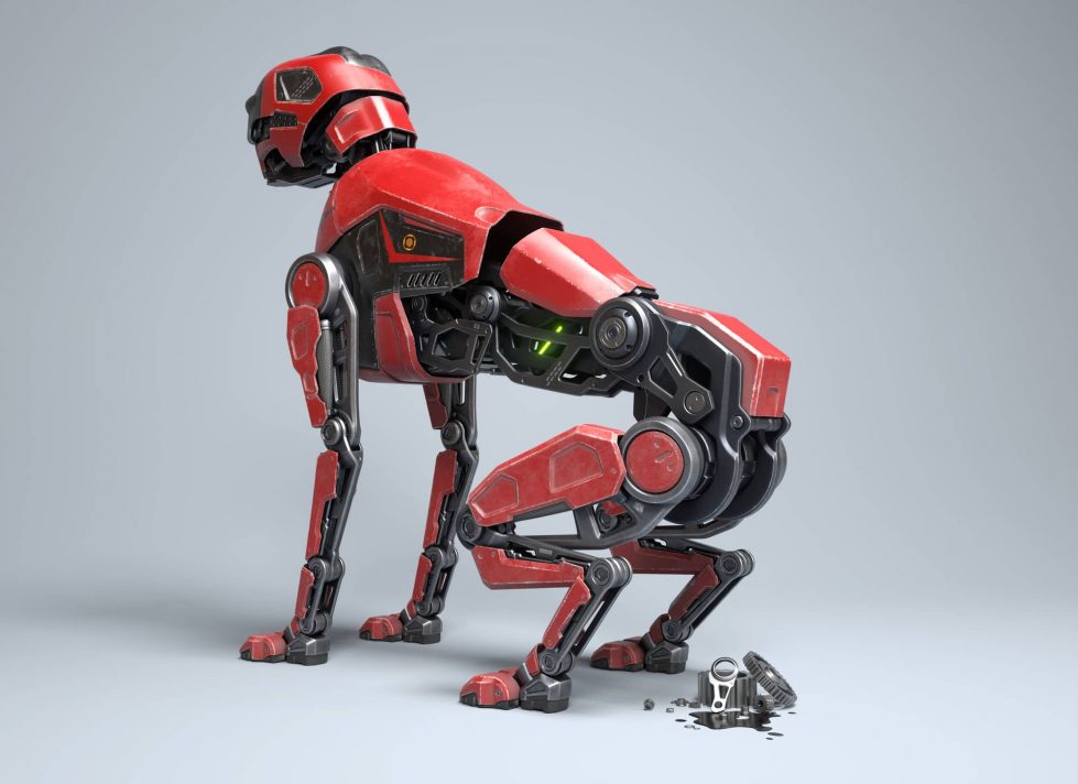 Робот-собака фото