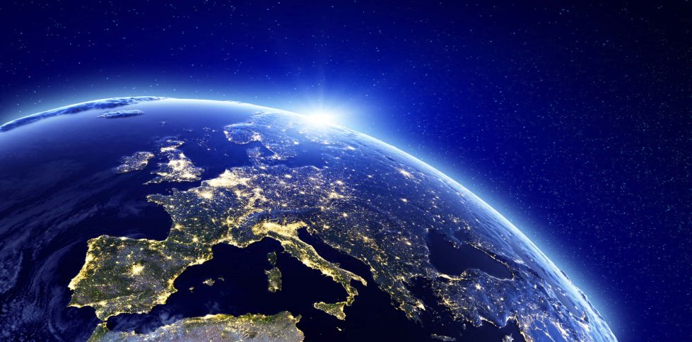 европа из космоса изображение