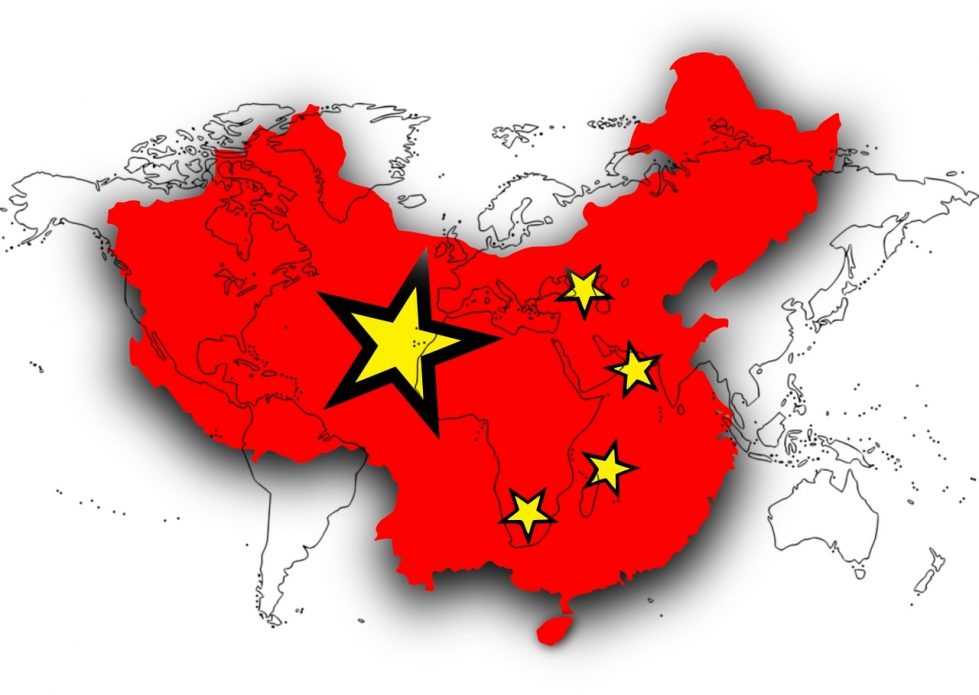 карта китая поверх карты земли картинка