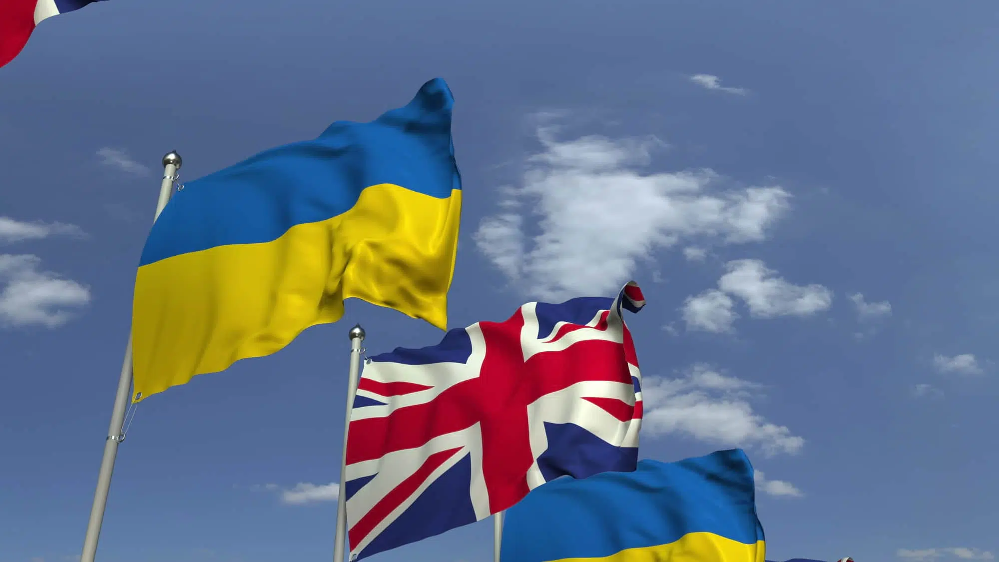 Украина Великобритания флаг