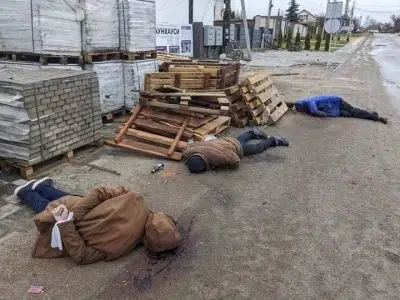 В сети показали жуткие фото освобожденных пригородов Киева 29.04.2024