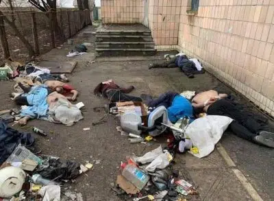 В сети показали жуткие фото освобожденных пригородов Киева 29.04.2024
