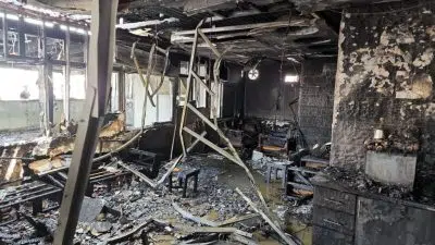 В Кусейфе вспыхнул мощный пожар, пострадали пять человек 07.05.2024