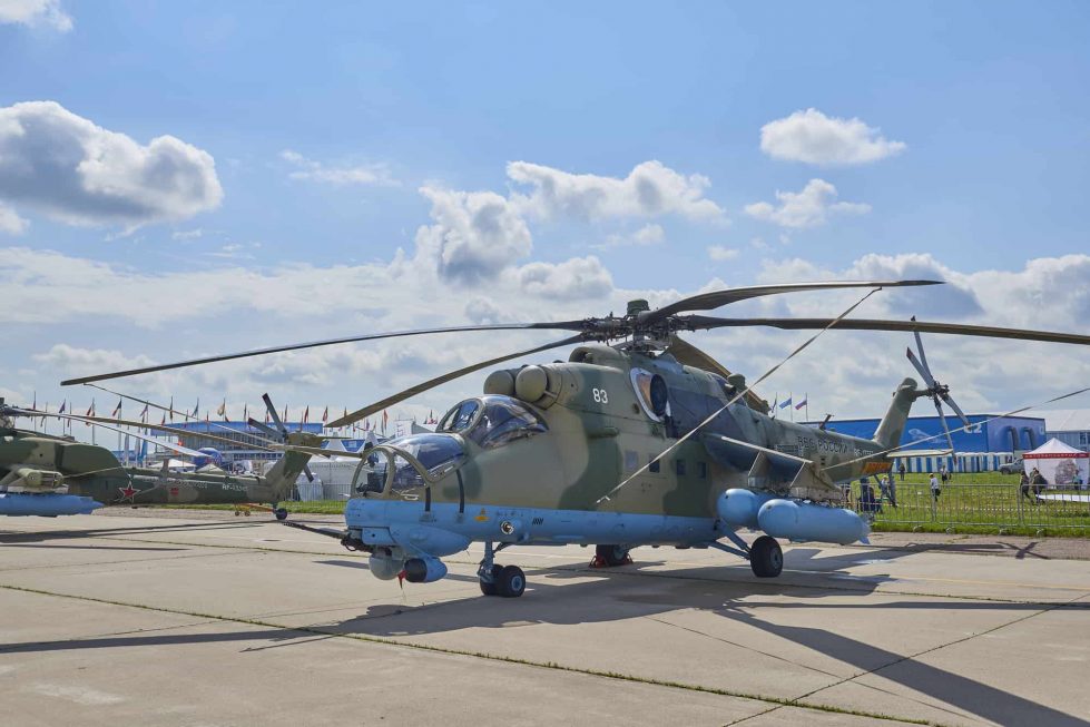 Вертолет Ми-24 фото
