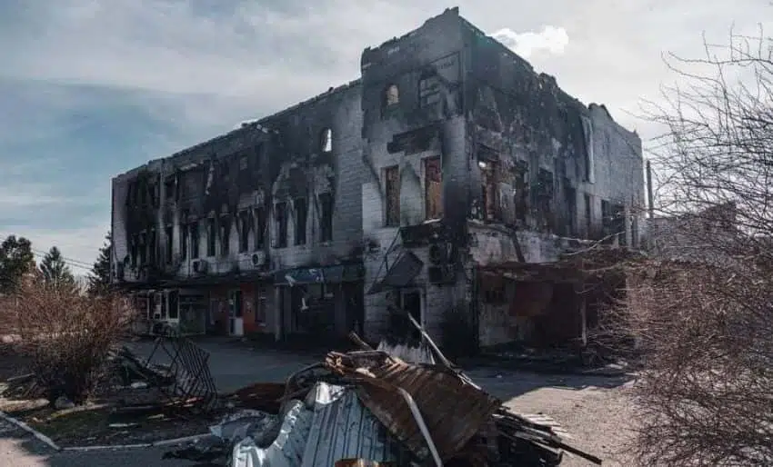 Киевская область разрушения фото