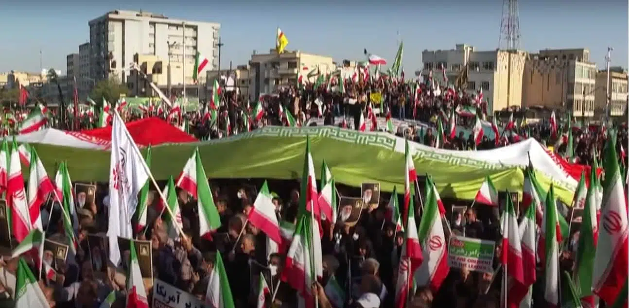 Иран протесты скриншот
