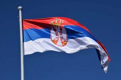 Флаг Сербии Сербия фото