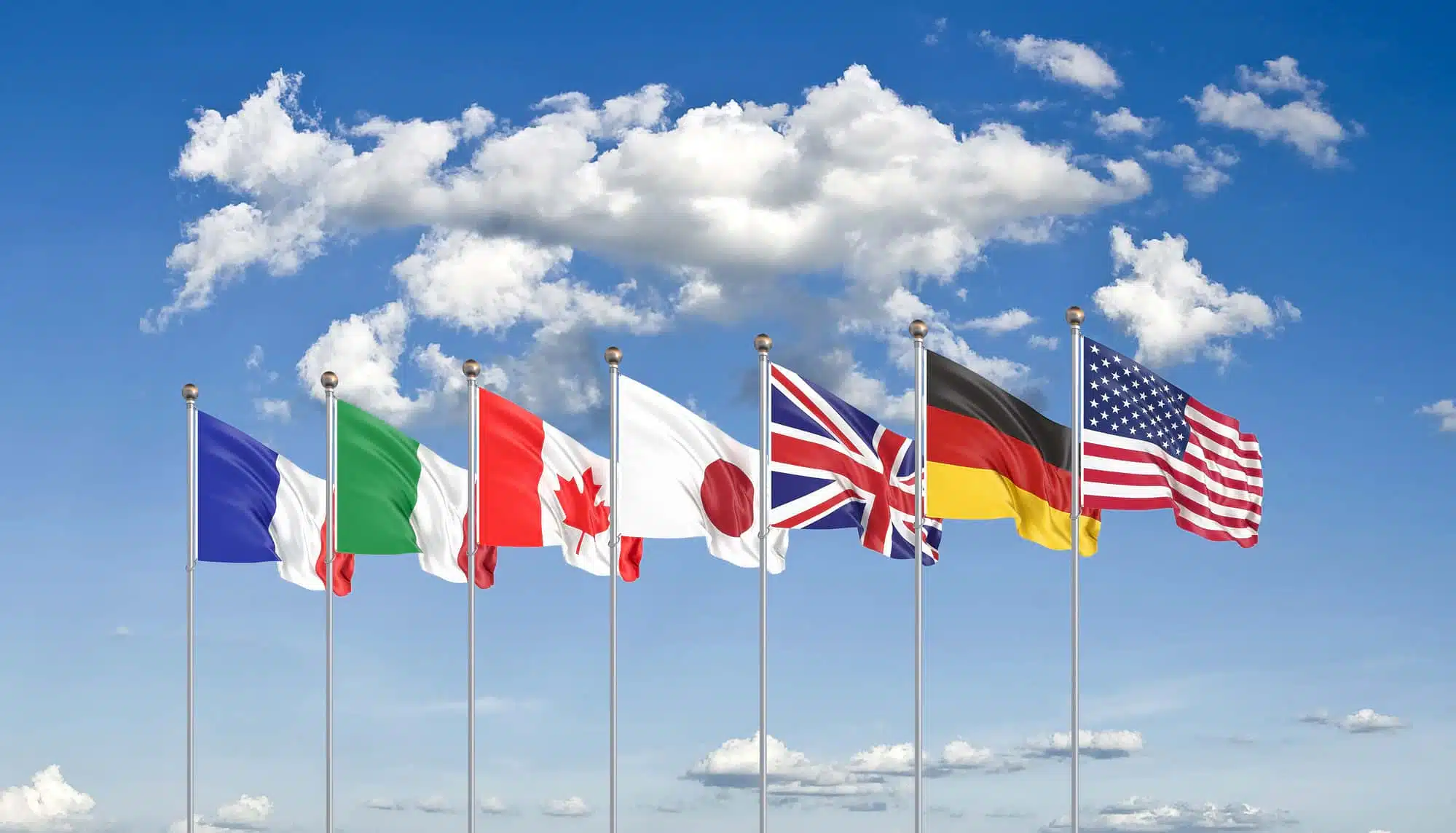 G7 флаги фото