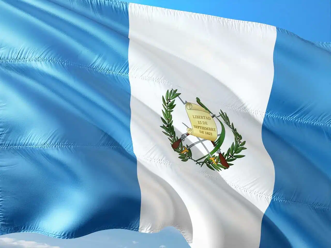 Флаг Гватемалы Гватемала фото