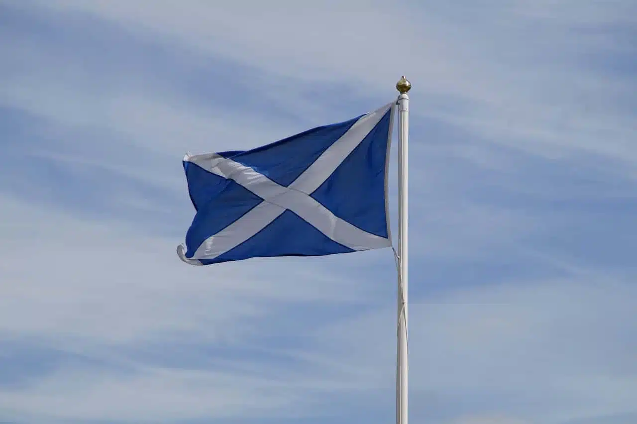 Флаг Шотландии Шотландия фото