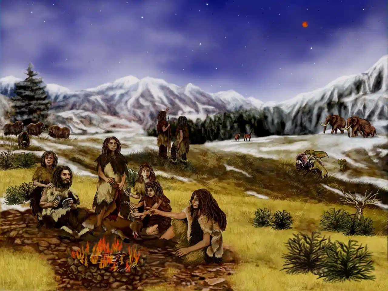 Неандертальцы изображение