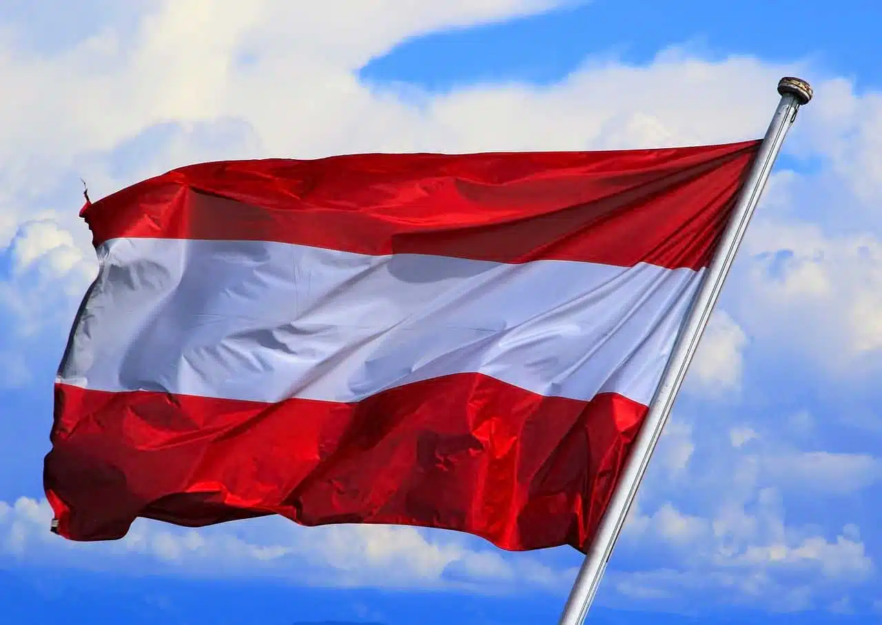 Флаг Австрии фото